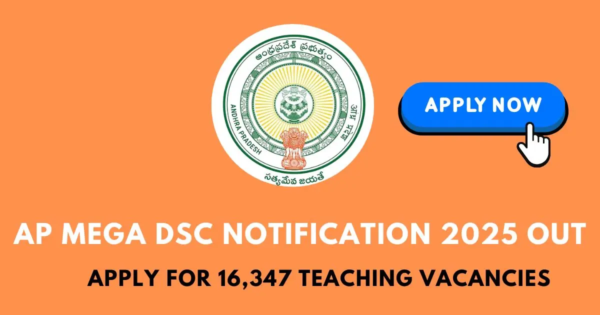 AP Mega DSC Notification 2025