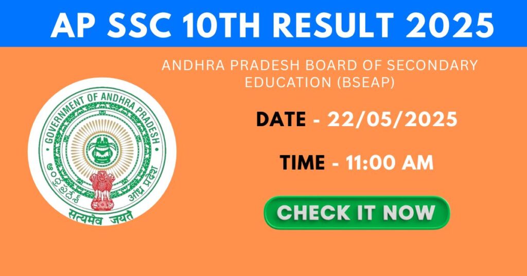 AP SSC 10th Result 2025 Manabadi