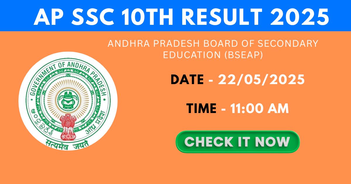 AP SSC 10th Result 2025 Manabadi