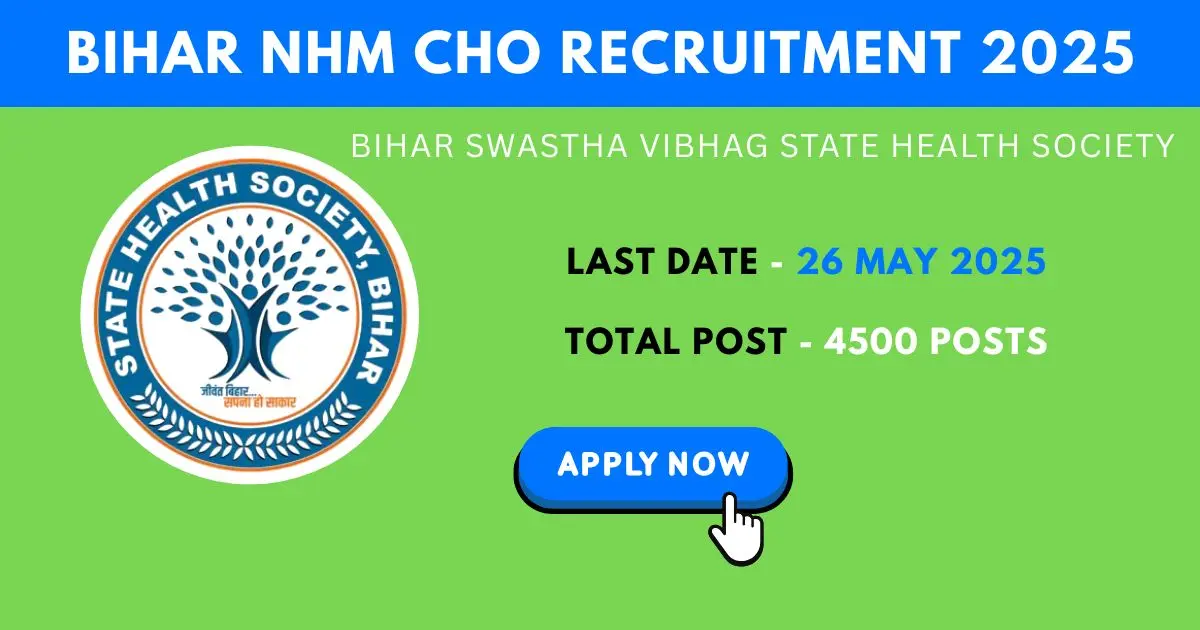 How to Apply Bihar SHSB CHO Recruitment 2025