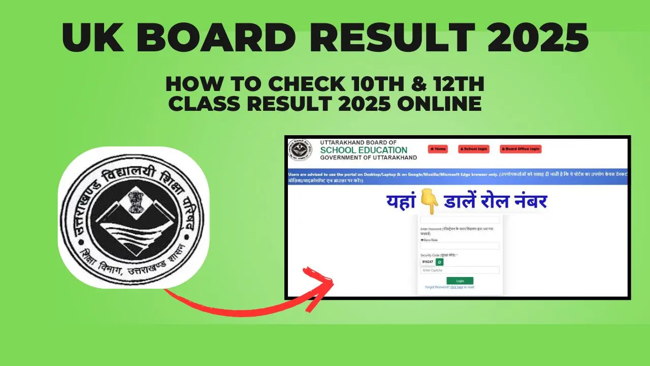 UK Board Result 2025 10th & 12th Direct Link