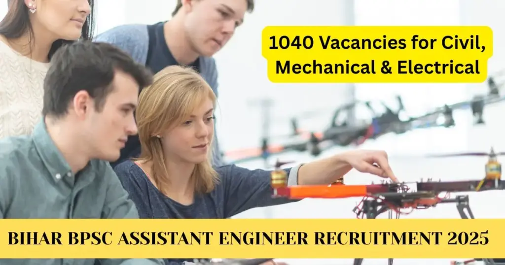 Bihar BPSC Assistant Engineer Recruitment 2025