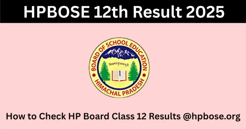 HPBOSE 12th Result 2025