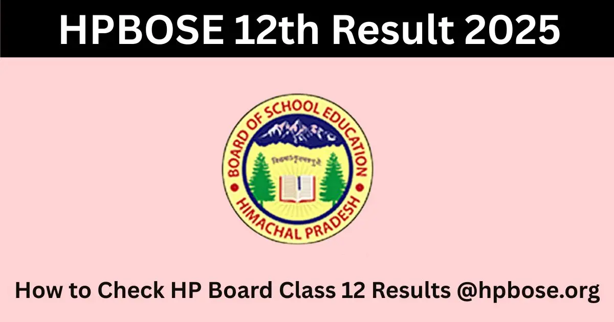 HPBOSE 12th Result 2025