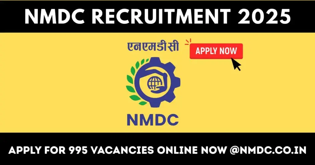 NMDC Recruitment 2025 Out