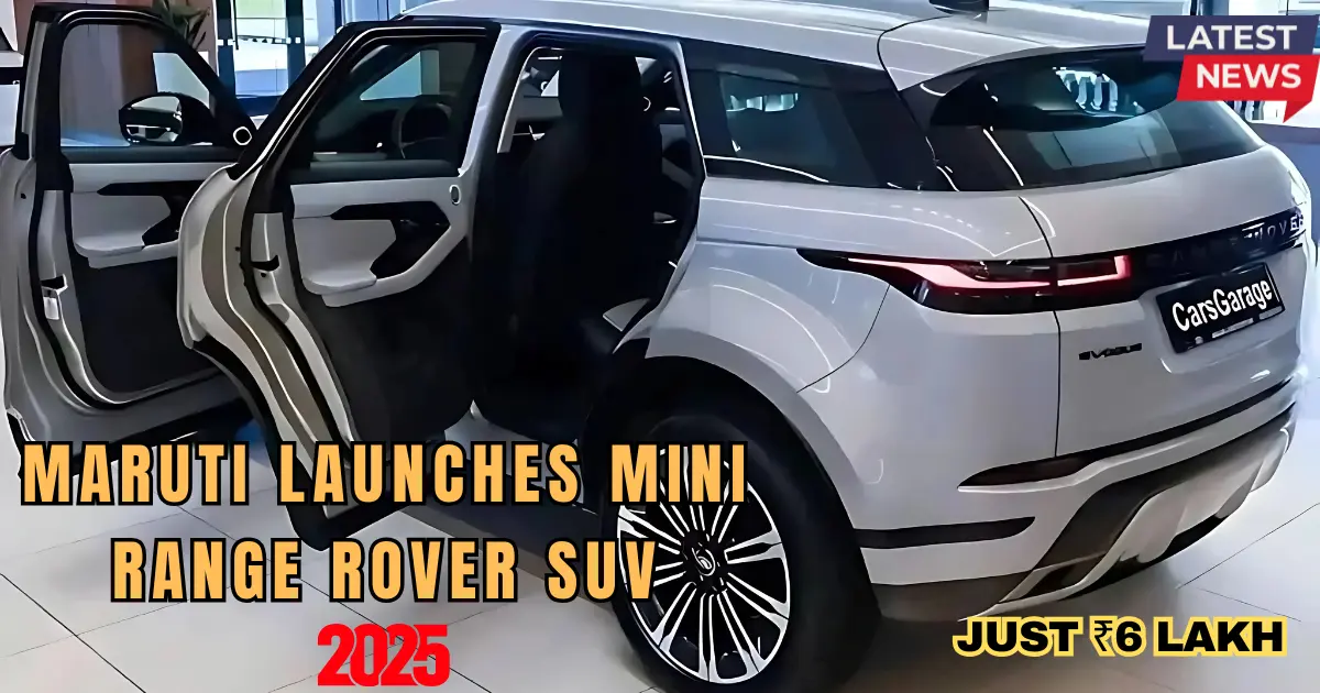 Maruti Launches Mini Range Rover SUV