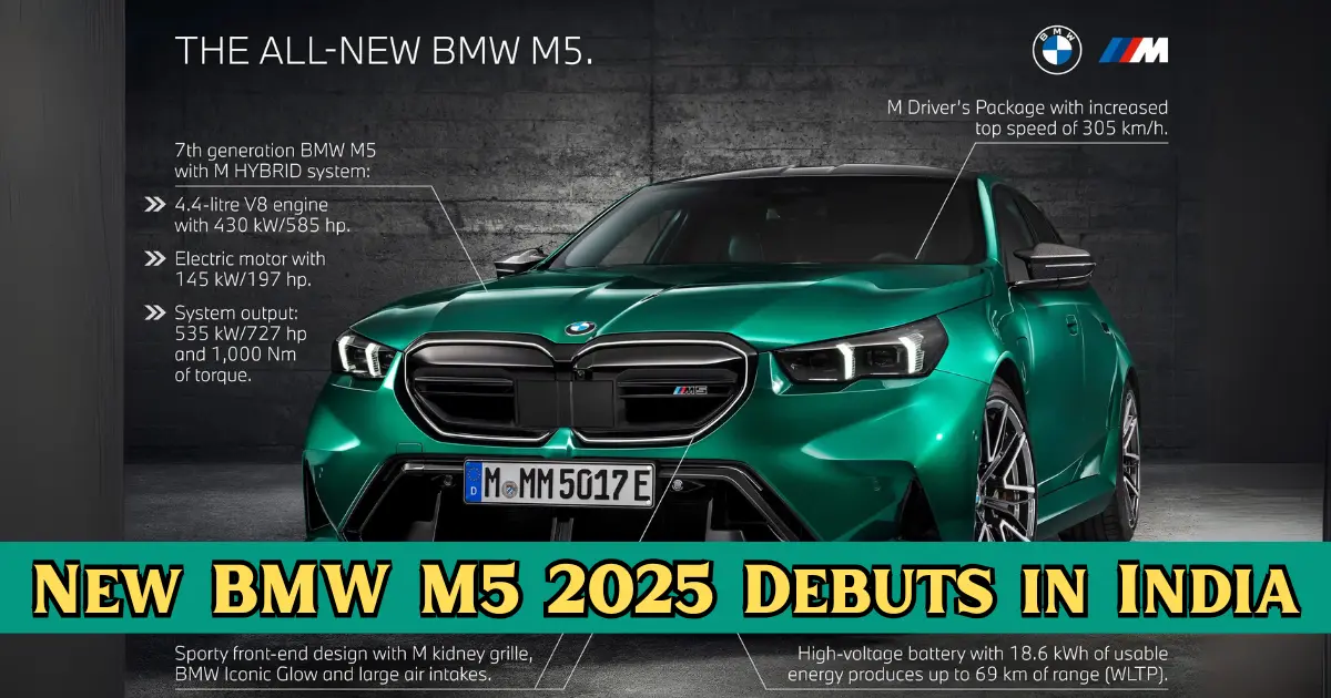 New BMW M5 (2025) Debuts in India